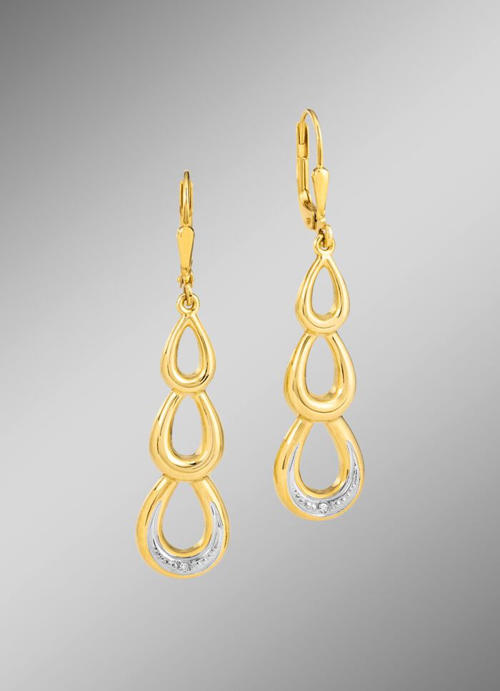 Ohrringe mit Diamanten 