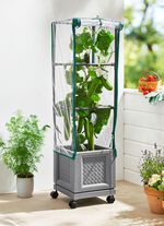 XXL-Pflanzturm mit Rollen 