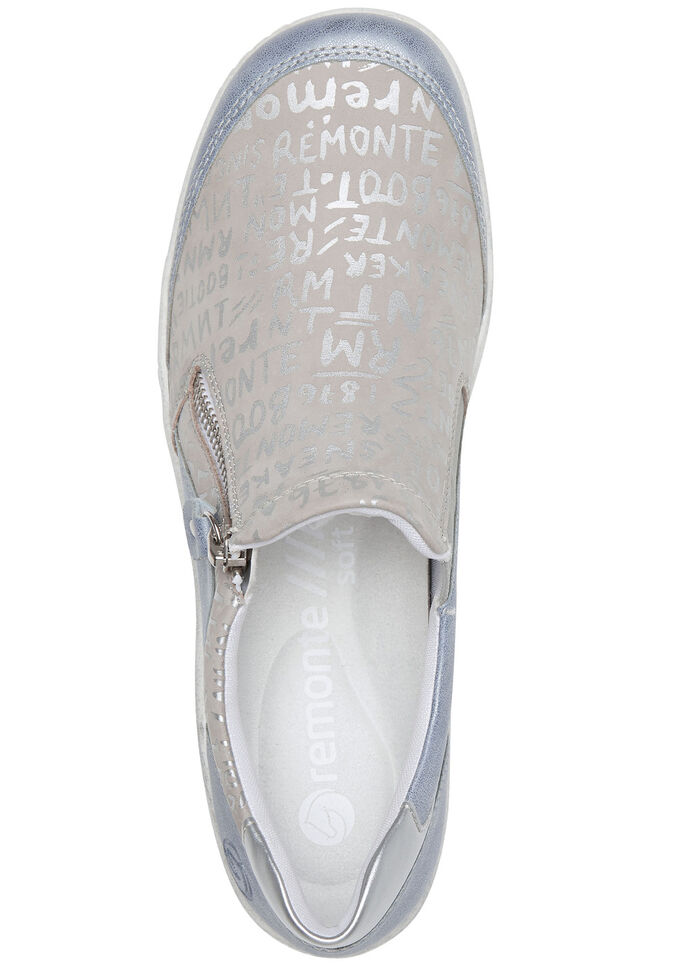 Remonte Slipper mit herausnehmbarer Einlage BLEU-SILBERGRAU