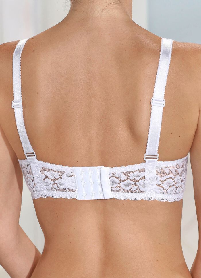 H&uuml;bscher B&uuml;gel-BH aus elastischer Spitze 