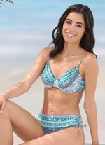 Bikini mit B&uuml;gel, schalenlos, seitlich raffbar 