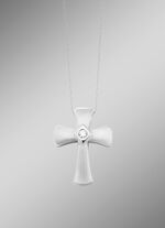 Kreuz-Anh&auml;nger aus Platin 