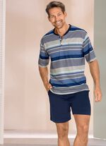 Shorty mit Knopfleiste und Seitentaschen 