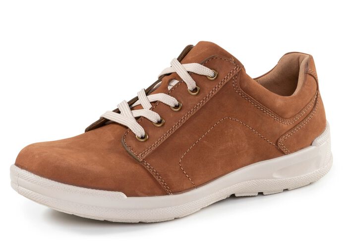 GINO GALANTE Schn&uuml;rschuh aus bestem Rind-Nubukleder 