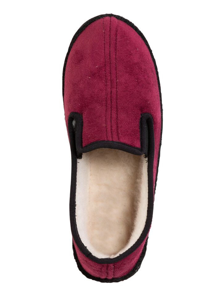 Atmungsaktiver Velours-Hausschuh 