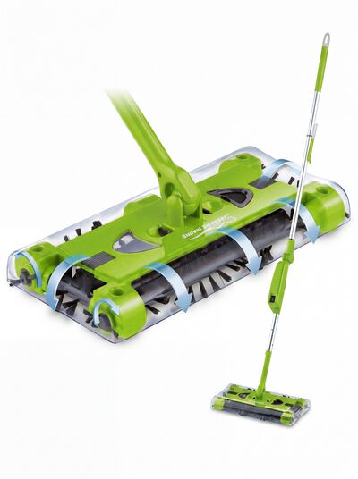 Swivel Sweeper Akku-Besen mit Lithium-Ionen-Akku 