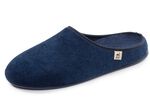 Klassische Herren-Hausschuhe, mit herausnehmbarem Fussbett BLAU