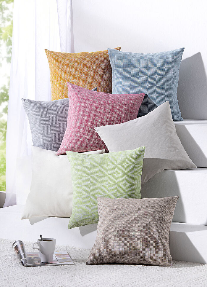 Hochwertige, jacquard-gewebte Kissenbezüge ORANGE