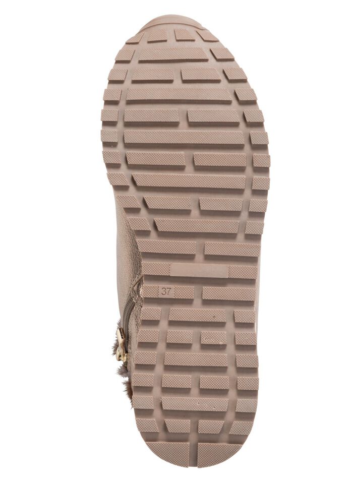 ELENA EDEN, gef&uuml;tterte Damen-Boots, Winterschuhe, Weite G, mit herausnehmbarem Fussbett GOLDBRONZE