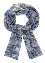 Schal mit Fantasiedessin 