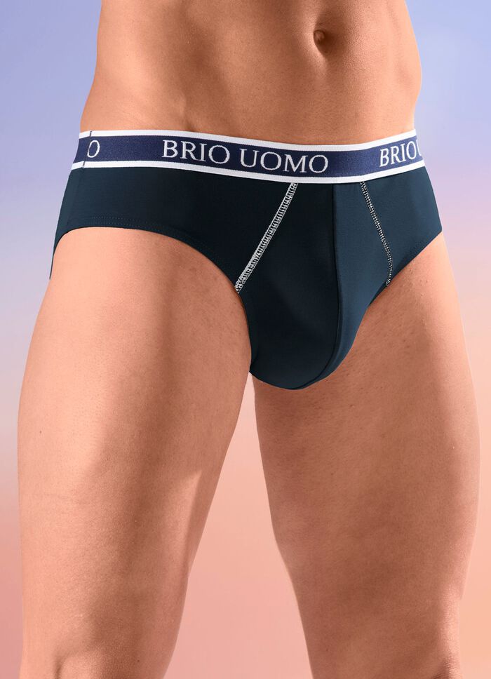 Viererpack Slips mit Elastikbund 