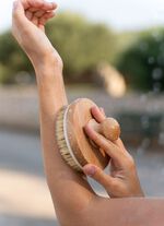 Massageb&uuml;rste aus Wildschweinborsten  