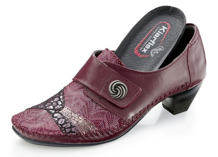 Mokassin-Trotteur mit edlem Metallschmuck BORDEAUX
