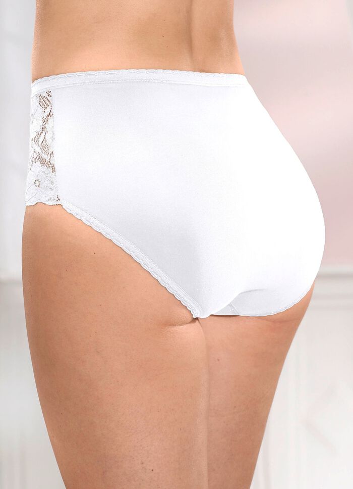 Viererpack Slips mit Elastikspitze 