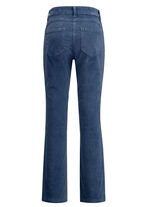 Cordhose in trendiger Bootcut-Form JEANSBLAU