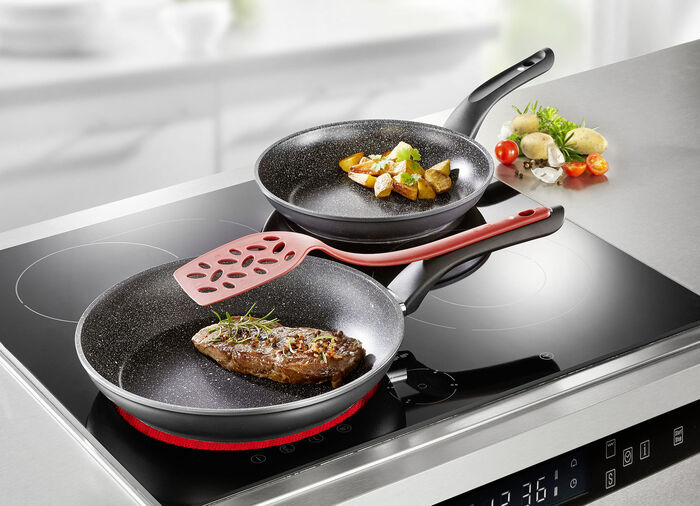 Stoneline® Pfannen-Set mit kratzfester Antihaftbeschichtung