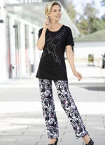 Hose mit farbbrillantem Inkjet-Druck 