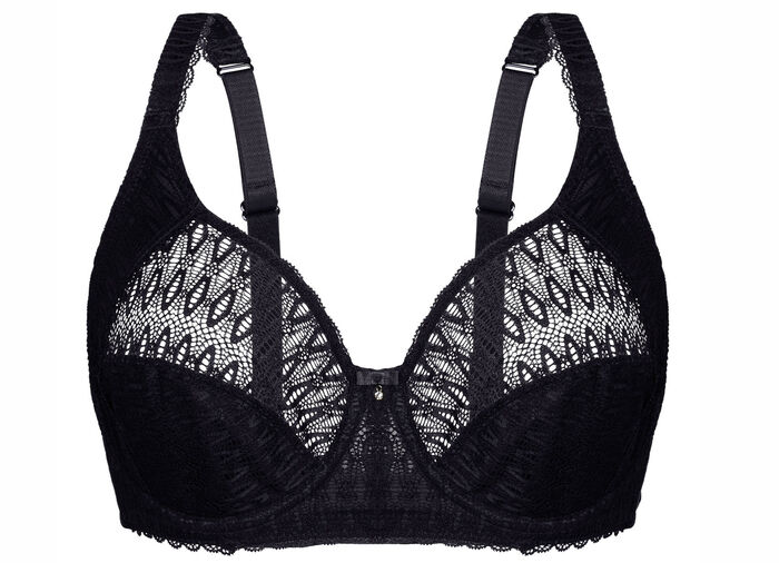 Sassa B&uuml;gel-BH mit verst&auml;rktem R&uuml;ckteil SCHWARZ