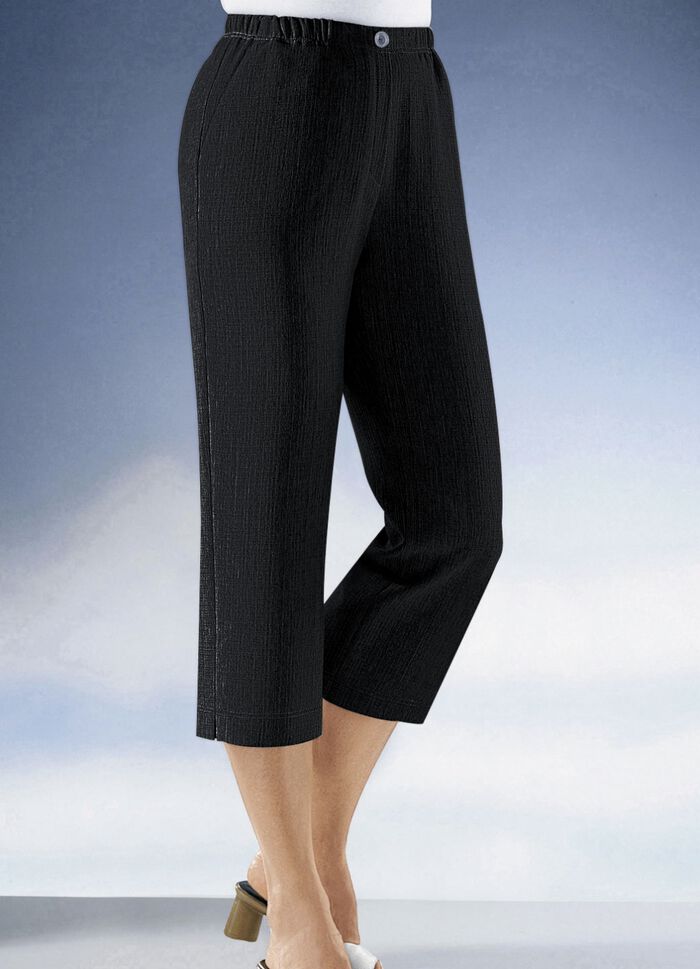 Caprihose in Schlupfform SCHWARZ