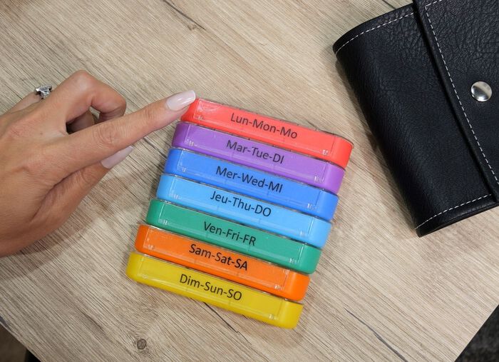 Wellys&reg; Pillenbox 7 Tage mit Etui 