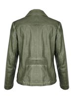 Jacke aus Lederimitat 