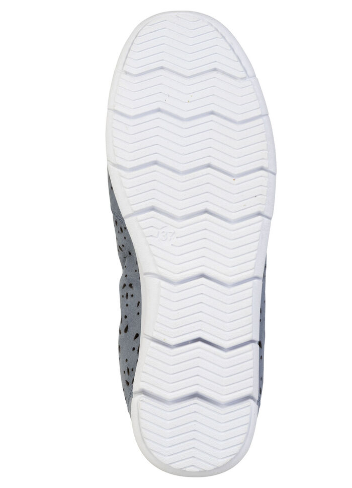 ELENA EDEN, sommerliche Damen-Slipper, Weite G, mit herausnehmbarem Fussbett JEANS