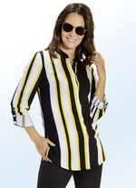 Longbluse mit Manschettenärmel 