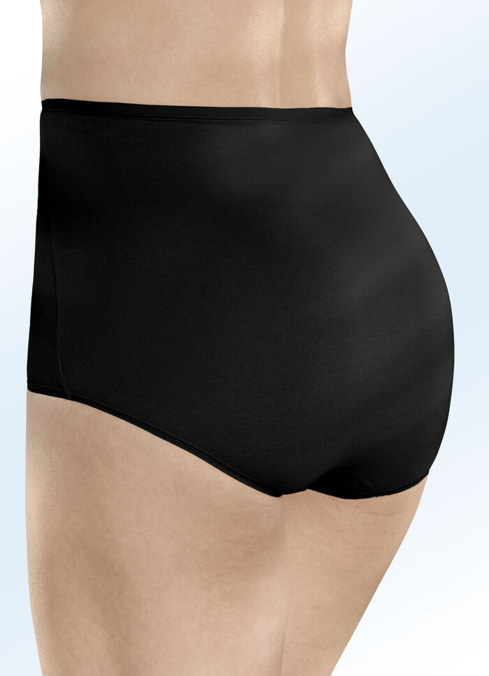 Zweierpack Schiesser Slips mit BIO-Baumwolle SCHWARZ