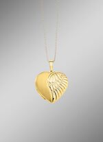 Herzliches Medaillon in Silber 925/- fein 