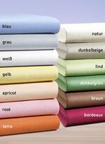 irisette Mako-Jersey-Spannbetttuch in verschiedenen Farben WEISS