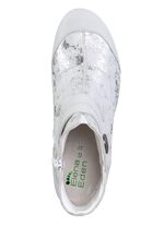 ELENA EDEN, elegante Damen-Stiefeletten, Weite G, mit herausnehmbarem Fussbett EISGRAU-SILBER