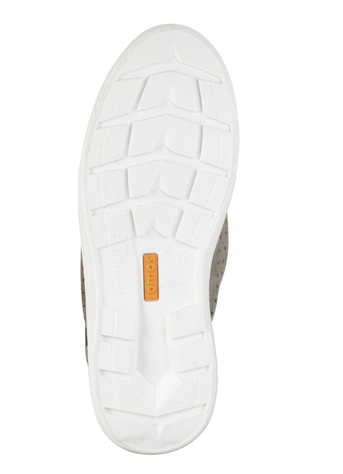 Schnürschuh aus weichem Veloursleder KHAKI