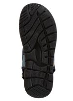 Sandale aus Synthetik und Textil 