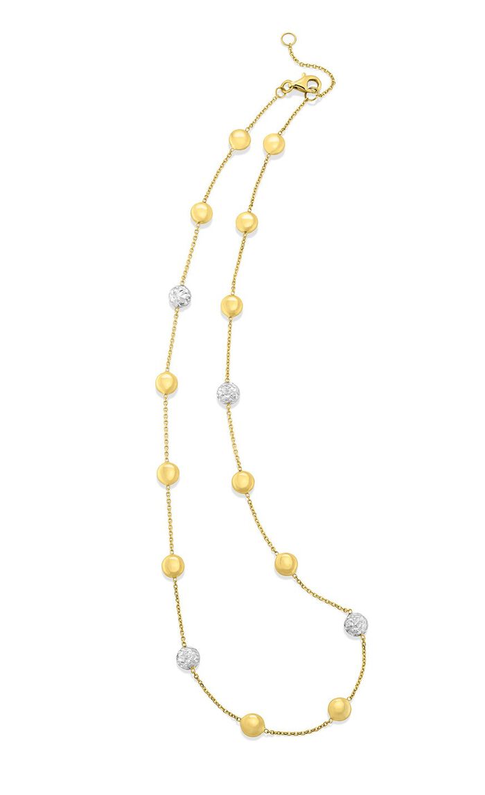 Bezaubernde Halskette in Bicolor 