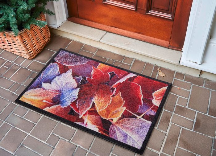 Herbstliche Fussmatte  