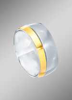 Damenring in Hochglanz und in Bicolor 
