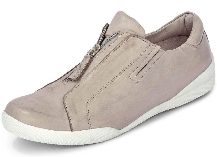 Andrea Conti Slipper mit praktischem Reissverschluss 