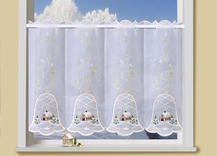 Kurzstore mit echter Plauener Stickerei