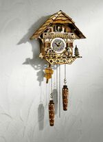 Kuckucksuhr aus Holz BRAUN
