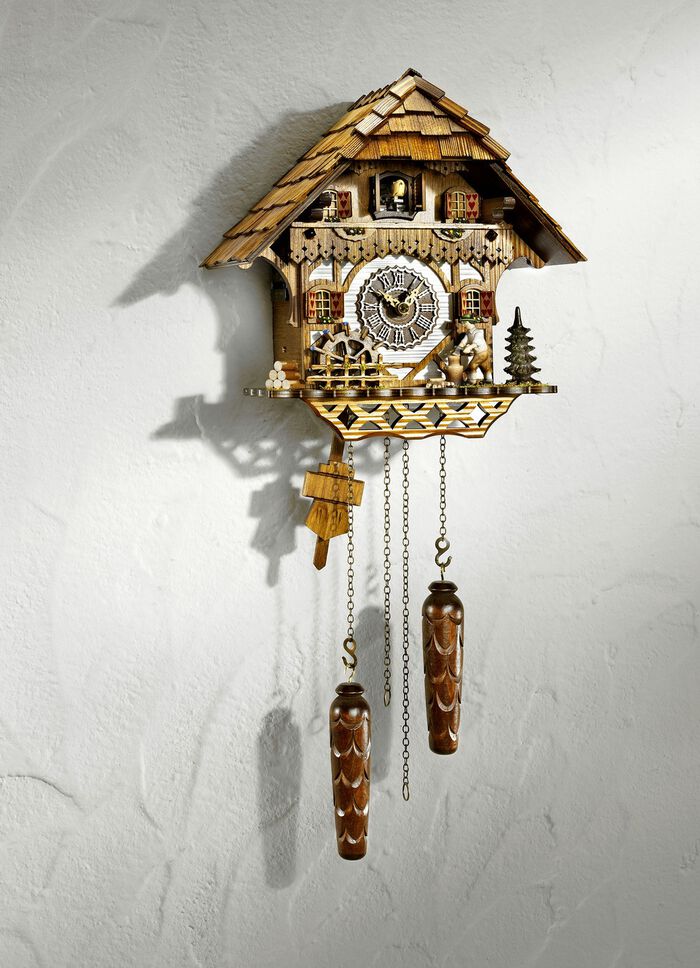 Kuckucksuhr aus Holz BRAUN