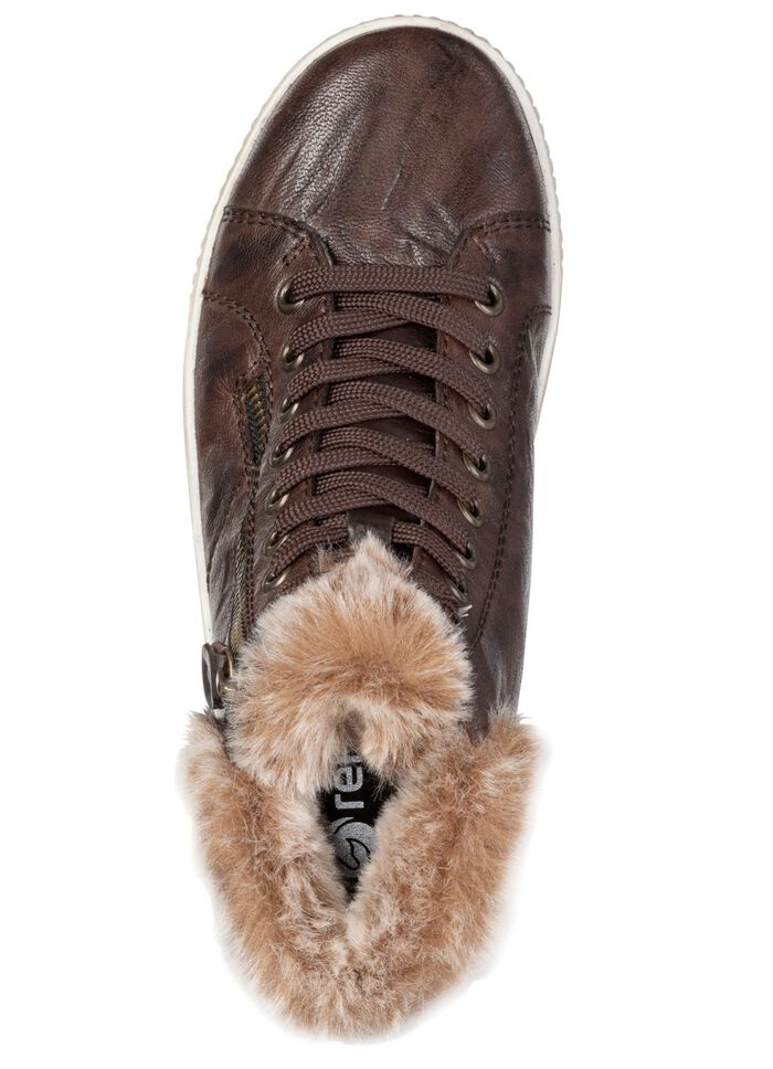 Remonte, gef&uuml;tterte Damen-Boots, Winterschuhe, Weite G, mit herausnehmbarem Fussbett 