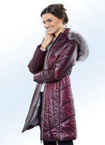 Kurzmantel mit abnehmbarer Kapuze 