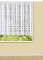 Blumenfenster-Vorhang mit Universalschienenband 