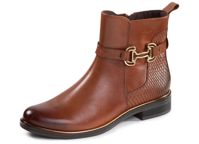 ELENA EDEN, schicke Damen-Stiefeletten, Winterschuhe, Weite G, mit Reissverschluss 