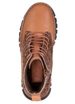 Gemini, modische Damen-Stiefeletten, Winterschuhe, Weite G, mit herausnehmbarem Fussbett CAMEL