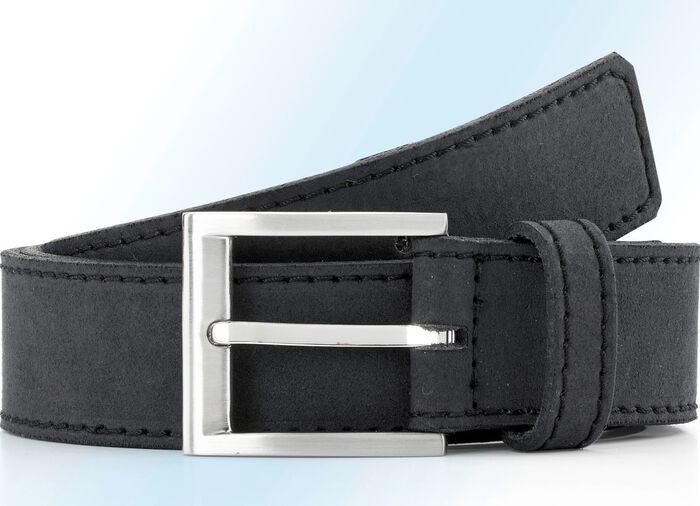 Lederg&uuml;rtel SCHWARZ