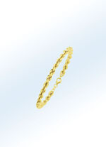 Klassische Kordelketten-Garnitur aus Gold 