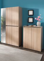 Pflegeleichte und vielseitig nutzbare Garderobenm&ouml;bel EICHE