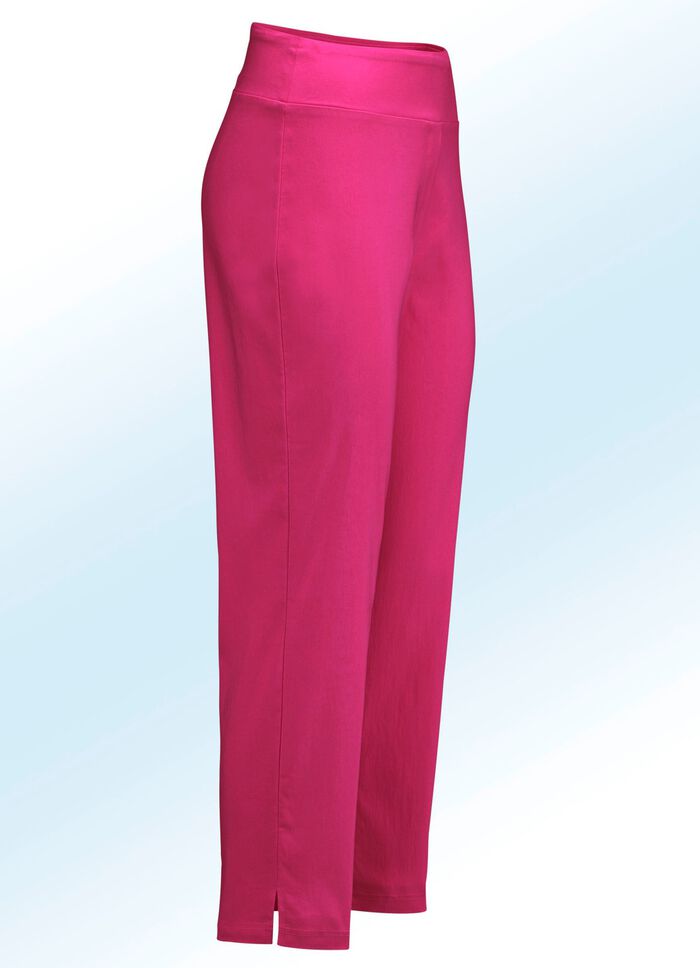 Hose in 7/8-L&auml;nge mit h&ouml;herem Formbund in 7 Farben 