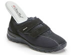 Bequeme Damen-Klettschuhe, Weite H, mit herausnehmbarem Fussbett SCHWARZ
